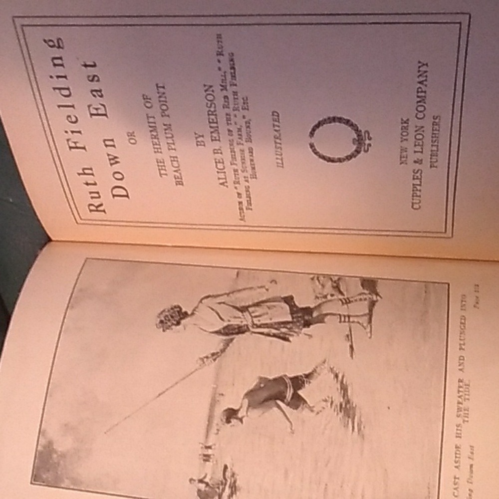 π Ruth Fielding DOWN EAST HARDCOVER Antique BOOK VNVC - Picture 6 of 16